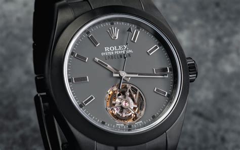 rolex tourbillon label noir price